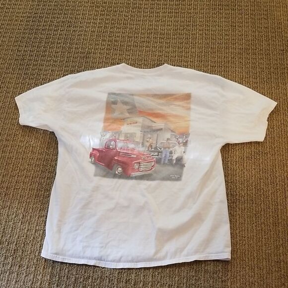 In & Out BURGER TEXAS WHITE T SHIRT! EXCELLENT CONDITION NO STAINS,  RIPS TEARS! - Picture 12 of 12